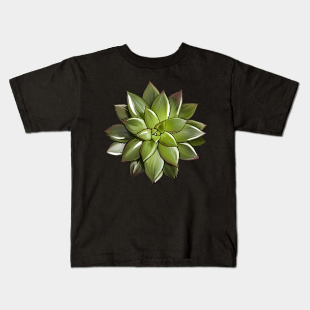 Succulents and plants mom 22 Kids T-Shirt by Collagedream